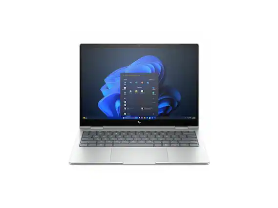 Front. HP - HP EliteBook 8 Flip G1i 13.3" Touchscreen Convertible 2 in 1 Notebook - WUXGA - 60 Hz - Intel Core Ultra 5 235U - vPro - Meteor Silver.
