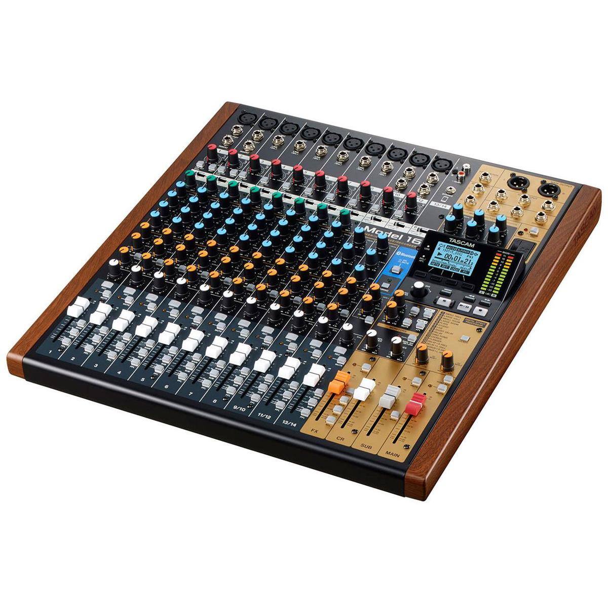 CC Model 16 TASCAM 00 d re1 00.01-21 2 - N 2 a a a 7 a 0/10 F0/02 1/14 FX CR SALRT MAIN
