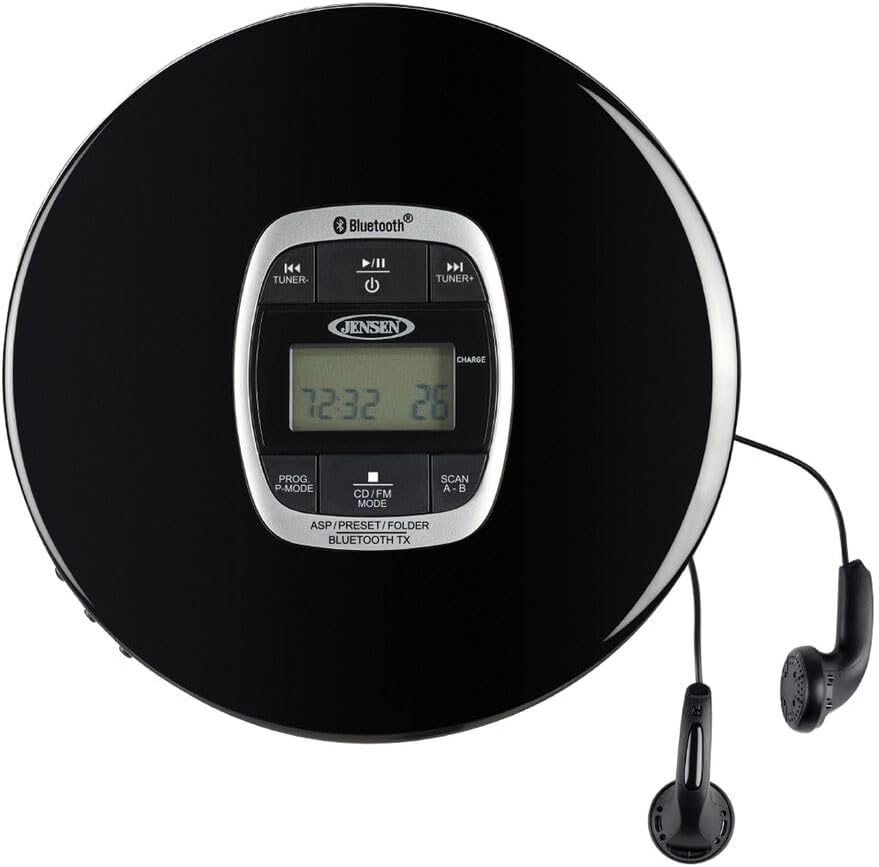 Bluetooth TUNER- II TUNER+ JENSEN CHARGE 12:32 26 PROG -MODE CD/FM MODE SCAN A-B ASP/PRESET/FOLDER BLUETOOTH TX