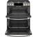 Alt View 11. GE - 6.7 Cu. Ft. Slide-In Double Oven Gas Convection Range.