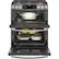 Alt View 12. GE - 6.7 Cu. Ft. Slide-In Double Oven Gas Convection Range.