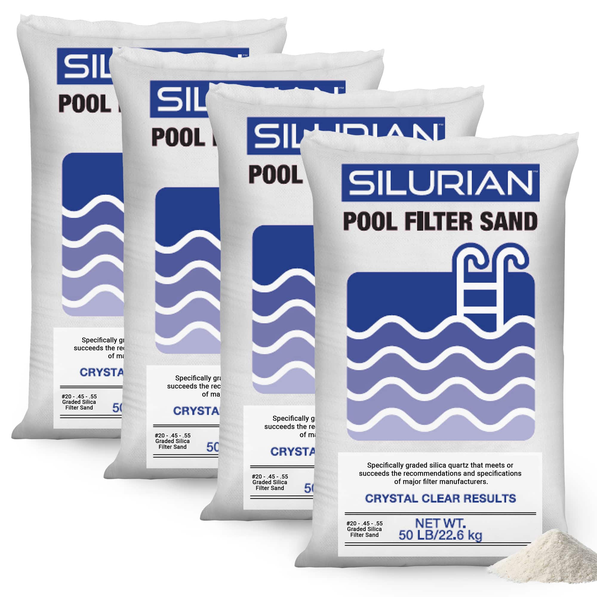 Mystic White II - U.S. Silica 4 Pack SILURIAN 20 Grade Pool Filter Sand for Optimal Filtration price history on PriceWatchPro
