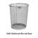 Alt View 14. Mind Reader - Mesh Trash Can, 16.65L (4.4 gal), Waste Paper Basket, Round, Office, Metal Mesh, 11.5"L x 11.5"W x 13.75"H - Silver.