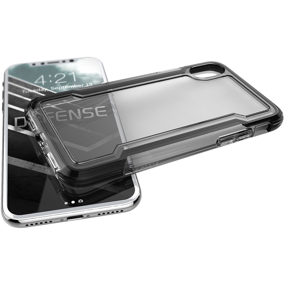 Best Buy: X-Doria Defense Clear Case for Apple® iPhone® X Black 460798