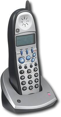 Angle Standard. GE - 2.4GHz Cordless Handset for GE 21095GE2 Phone - Silver/black.