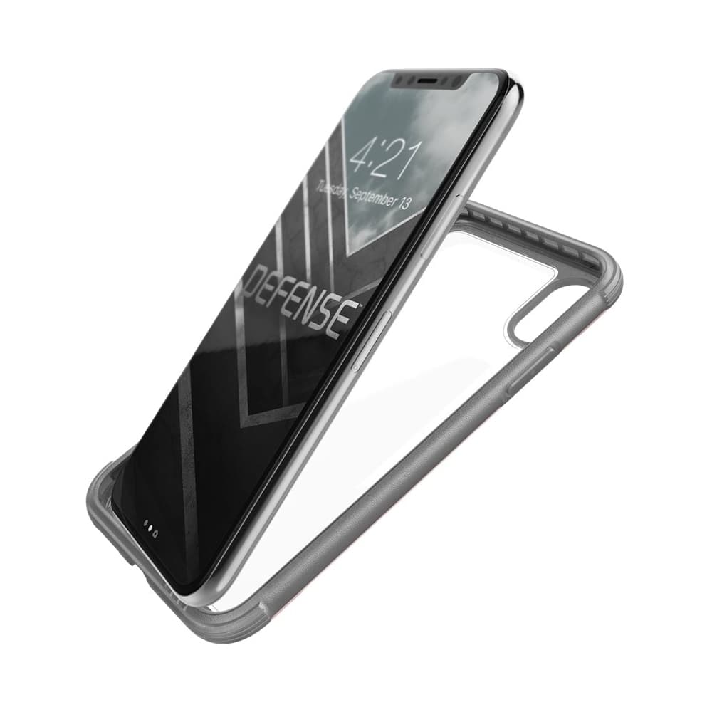 defense shield case for apple iphone x and xs - rose gold defense shield case for apple iphone x and xs - rose gold