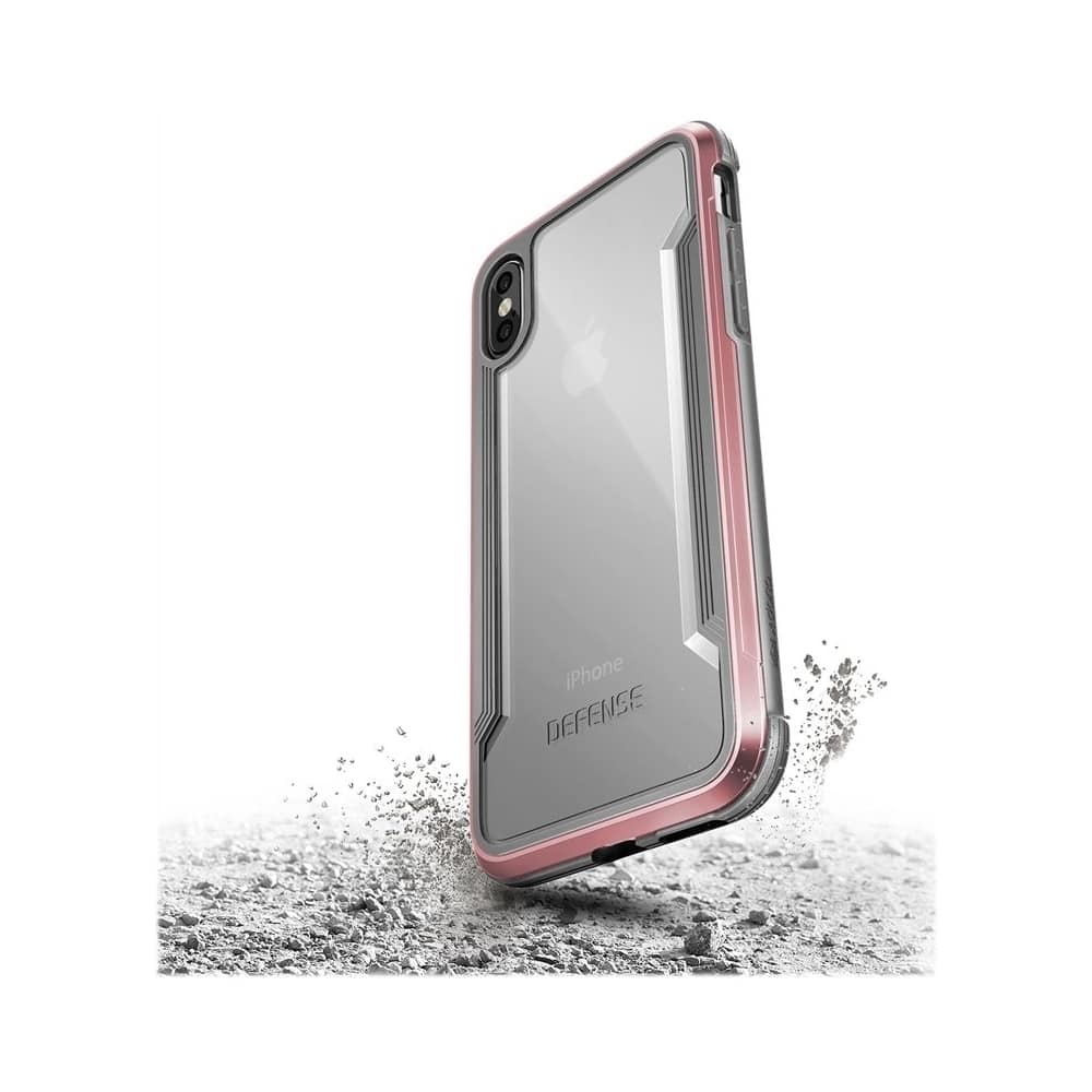 defense shield case for apple iphone x and xs - rose gold defense shield case for apple iphone x and xs - rose gold