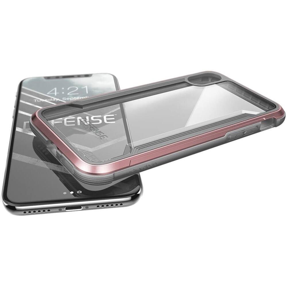 defense shield case for apple iphone x and xs - rose gold defense shield case for apple iphone x and xs - rose gold