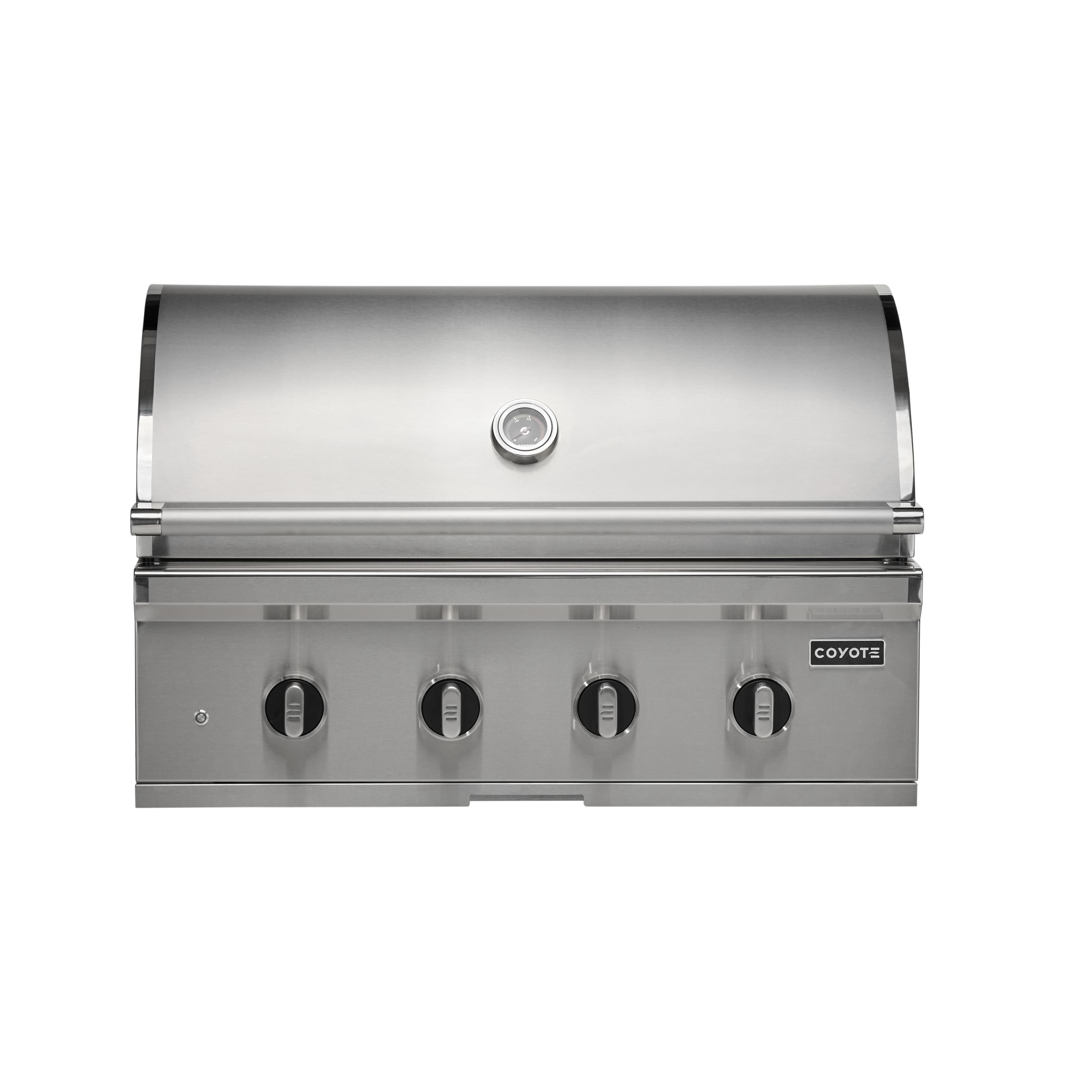 36" Coyote Outdoor Living CL-Series Built-In Natural Gas (NG) Grill - Stainless Steel - Front_Zoom