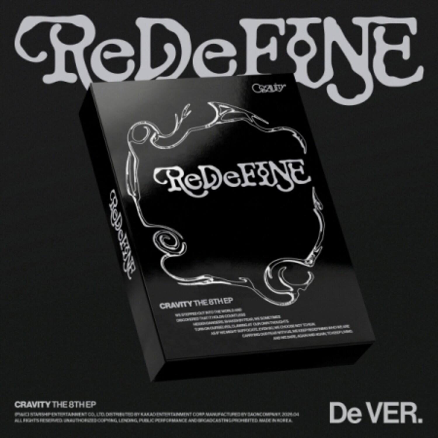Cravity - Redefine - De Version   - COMPACT DISCS [CD] price history on PriceWatchPro