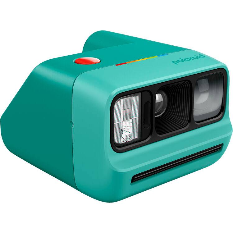 Back. Polaroid - Polaroid Go Generation 3 Teal Camera + Camera Bag + Cleaning Cloth.