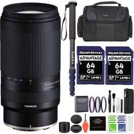 Tamron - 70-300mm f/4.5-6.3 Di III RXD Lens for Z Mount with Advanced Accessory and Travel Bundle | AFA047Z-700 - Black