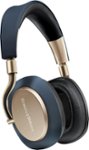 Front Zoom. Bowers & Wilkins - PX Wireless Noise Cancelling Over-the-Ear Headphones - Soft Gold.