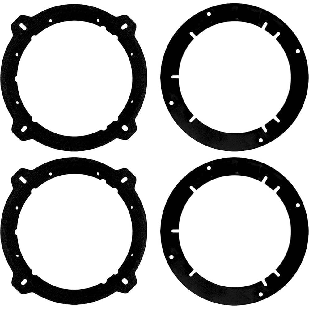 Metra - Speaker Bracket for Select 2009-2023 Hyundai Elantra Soul Sportage Forte Tucson - Black - Front_Zoom