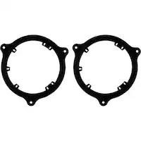 Metra - Speaker Bracket for Select 1998-2023 Nissan Dodge Hyundai - Black - Front_Zoom