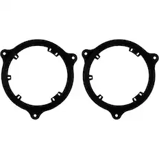Front. Metra - Speaker Bracket for Select 1998-2023 Nissan Dodge Hyundai - Black.