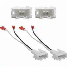 Front. Metra - Speaker Harness for Select 2015-2023 Hyundai Elantra Optima Sonata Santa Fe Soul Sportage - Multi.