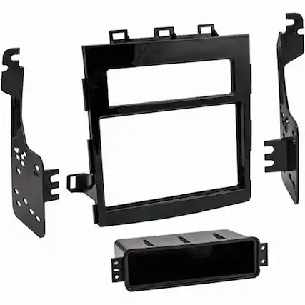 Front. Metra - Dash Kit for Select 2017-2023 Subaru Impreza DDIN - Black.
