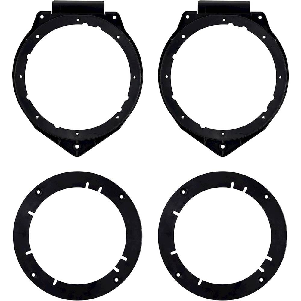 Metra - Speaker Bracket for Select 2008-2015 Chevrolet Camaro - Black - Front_Zoom