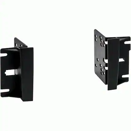 Angle. Metra - Dash Kit for Select 2004-2008 Chrysler Pacifica DDIN - Black.