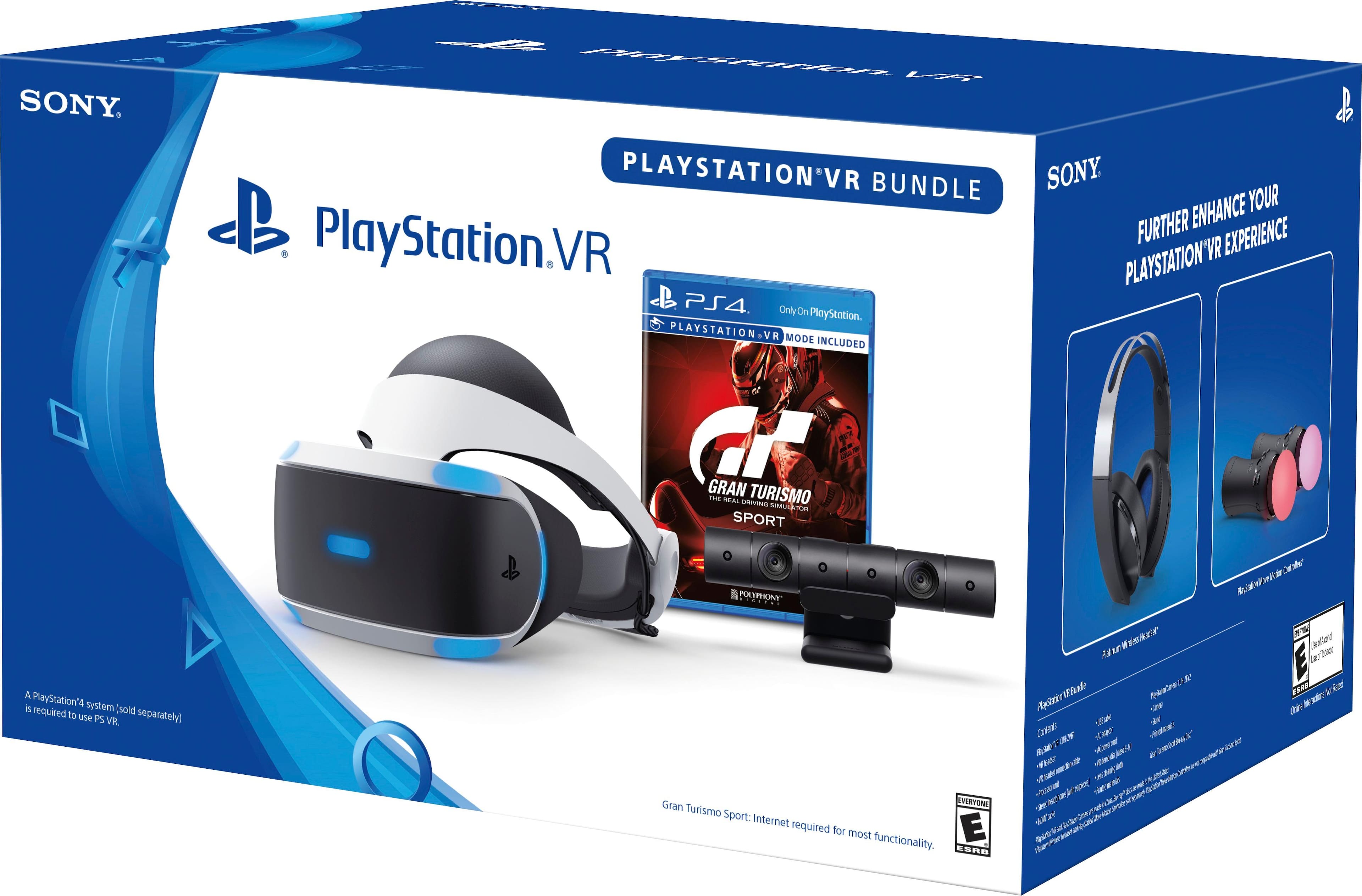 Best Buy Sony PlayStation VR Gran Turismo Sport Bundle 3002810