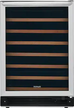 Front. Frigidaire - Gallery Series 52-Bottle Wine Cooler - Stainless Steel.