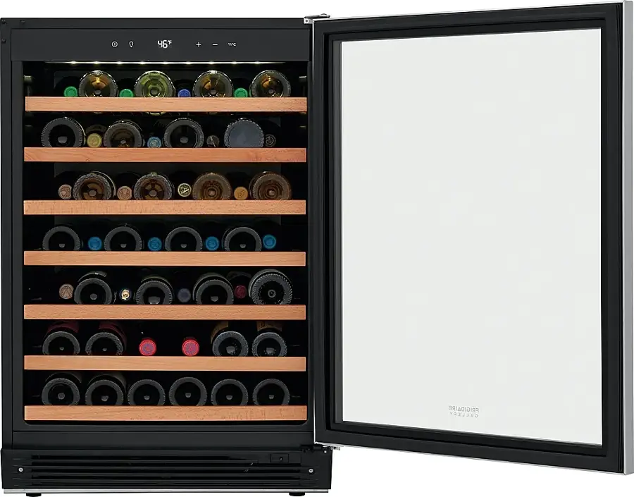 Alt View 20. Frigidaire - Gallery Series 52-Bottle Wine Cooler - Stainless Steel.