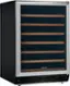 Left. Frigidaire - Gallery Series 52-Bottle Wine Cooler - Stainless Steel.