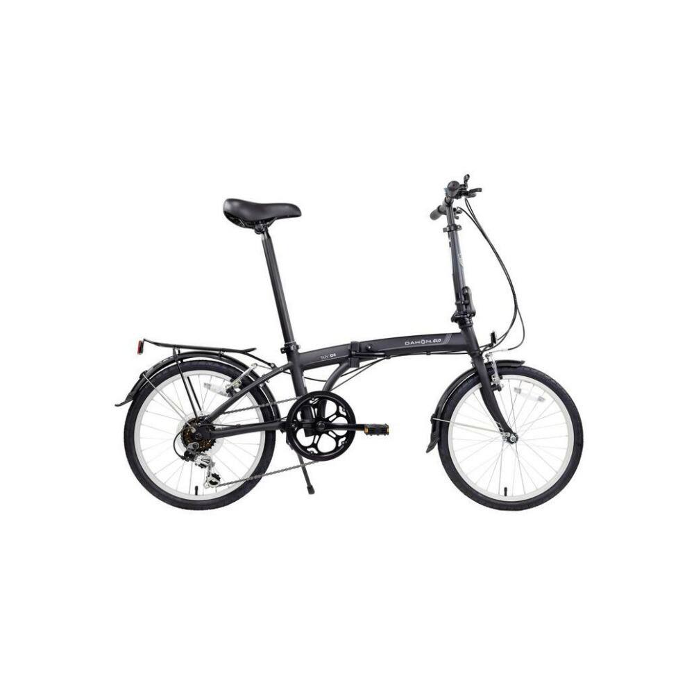 Left. Dahon - Dahon SUV D6 Lightweight Aluminum Frame 20-Inch Folding Bike (Black) - Black.