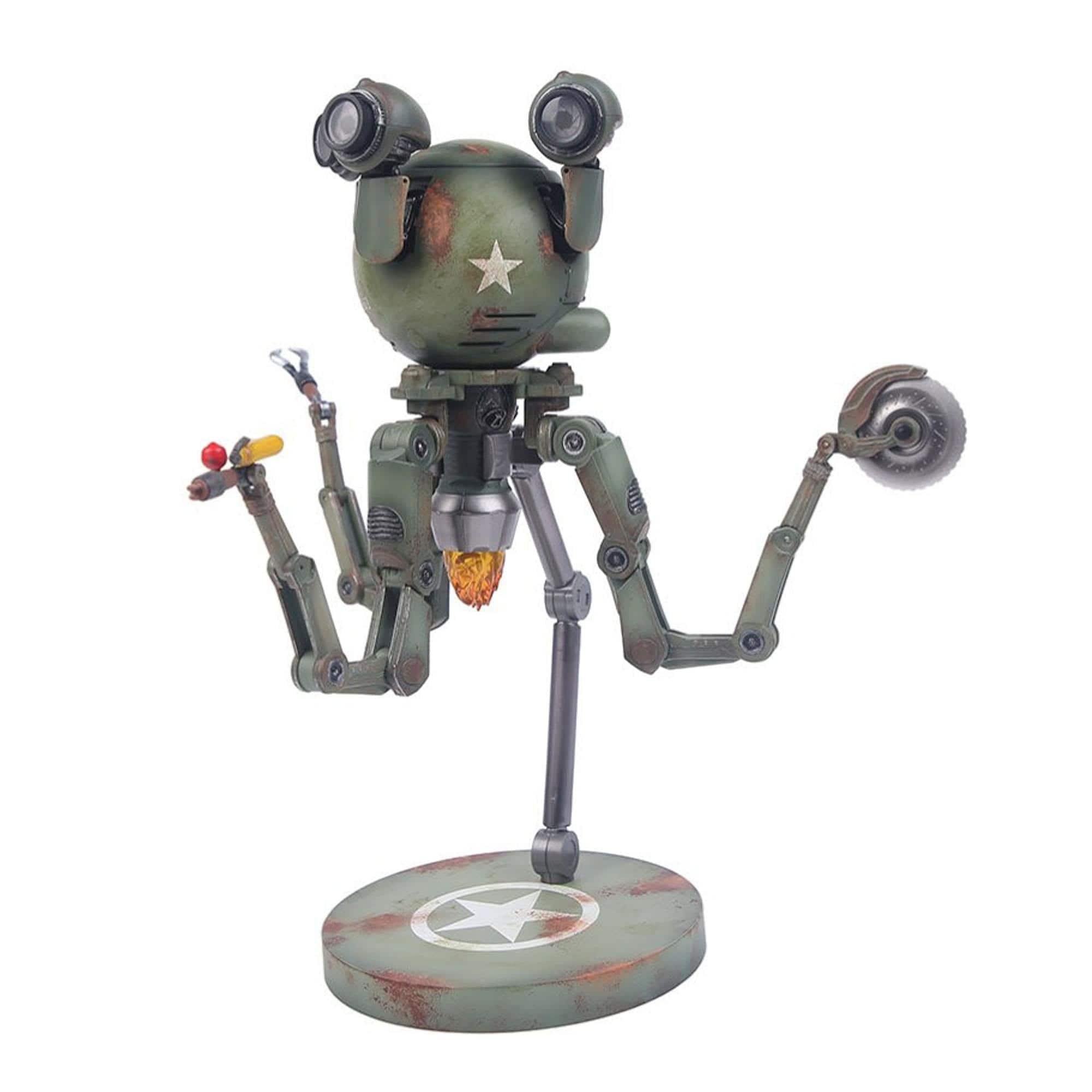 Gaming Heads - Fallout Mister Gutsy Deluxe Articulated 12 Inch Figure - Green