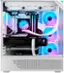 Left. iBUYPOWER - Element Pro White Gaming Desktop PC-AMD Ryzen 7 9800X3D, NVIDIA GeForce RTX 5070Ti 16GB, 32GB DDR5 RGB,2TB SSD - White.