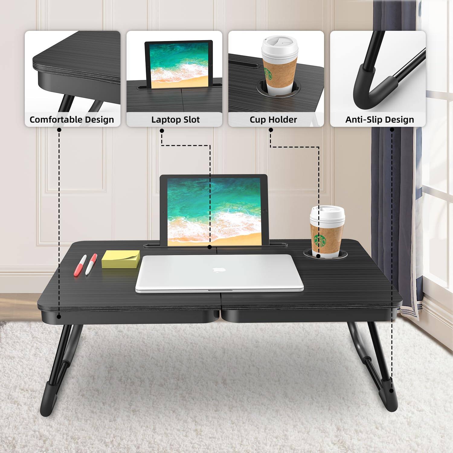 Comfortable Design  
Laptop Slot  
Cup Holder  
Anti-Slip Design
