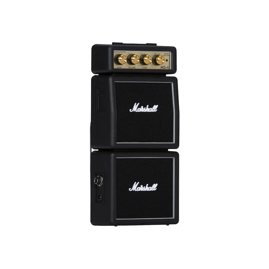 Micro Stack Sound System Marshall MS 4 Portable Micro Stack Guitar Amp with Gain / Tone / Volume ...