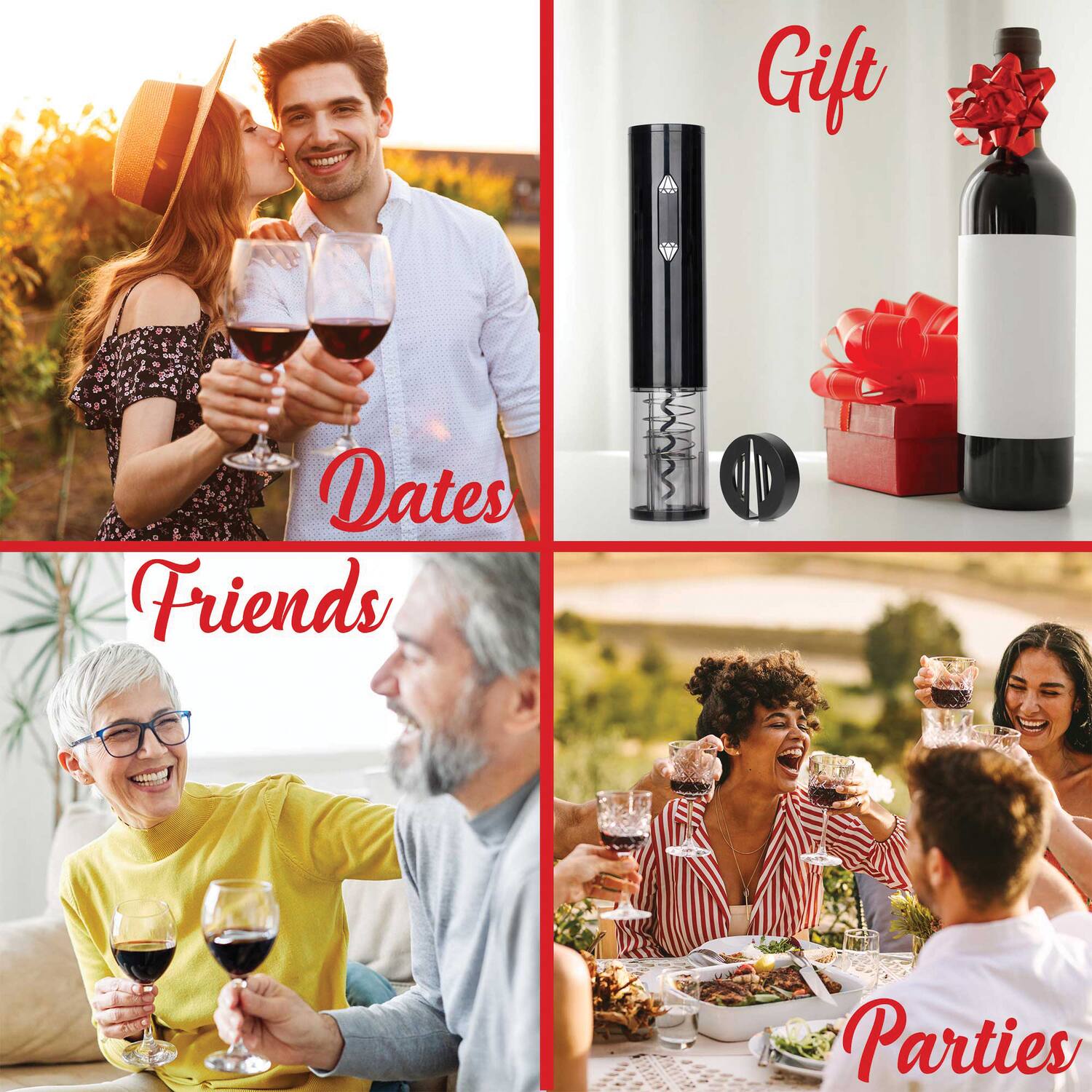 Gift  
Dates  

Friends  

Parties
