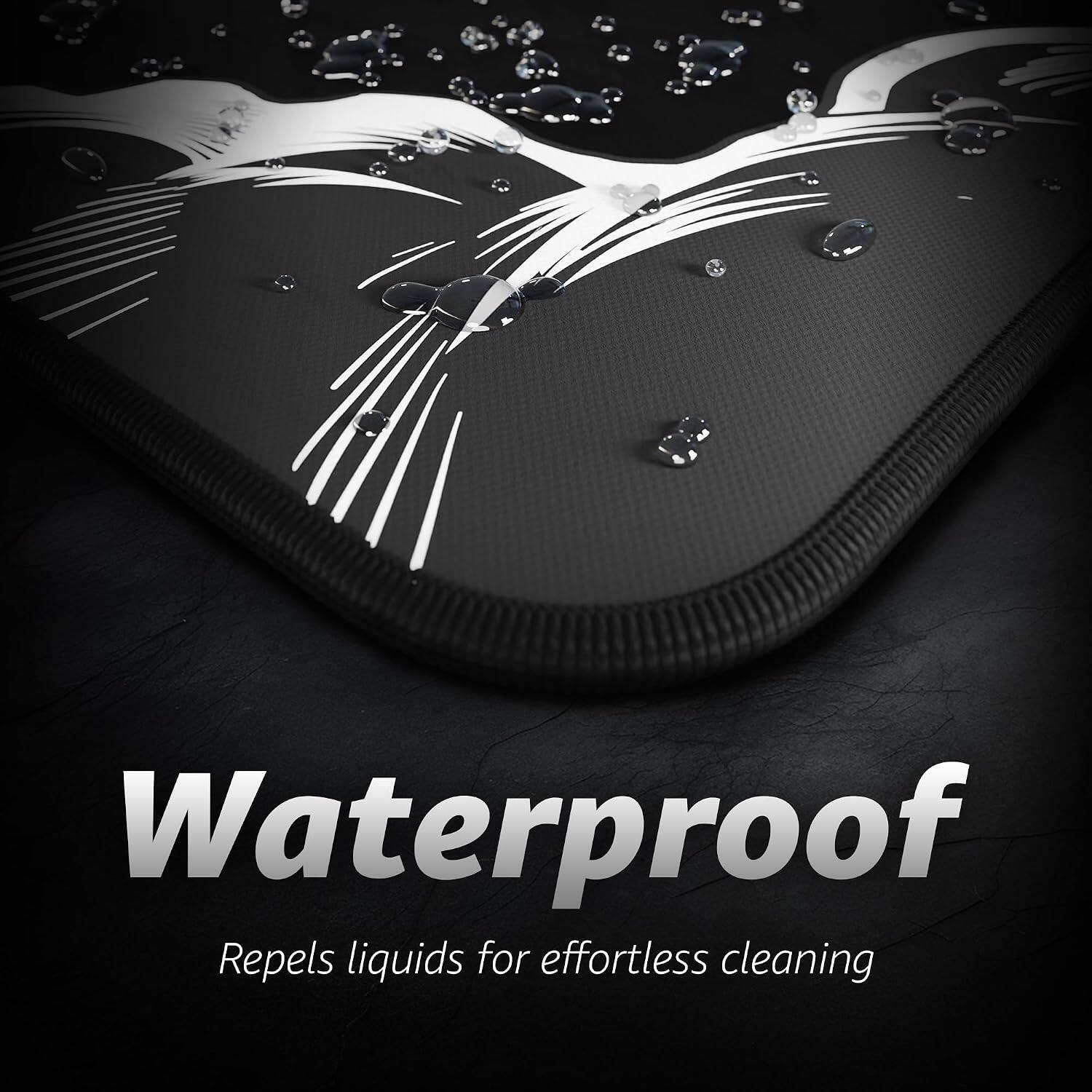 Waterproof  
Repels liquids for effortless cleaning