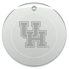 Jardine - Houston Cougars 3'' Glass Round Ornament - Multicolor