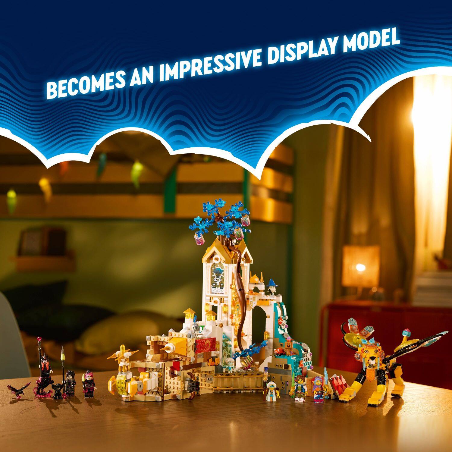 Becomes an impressive display model.