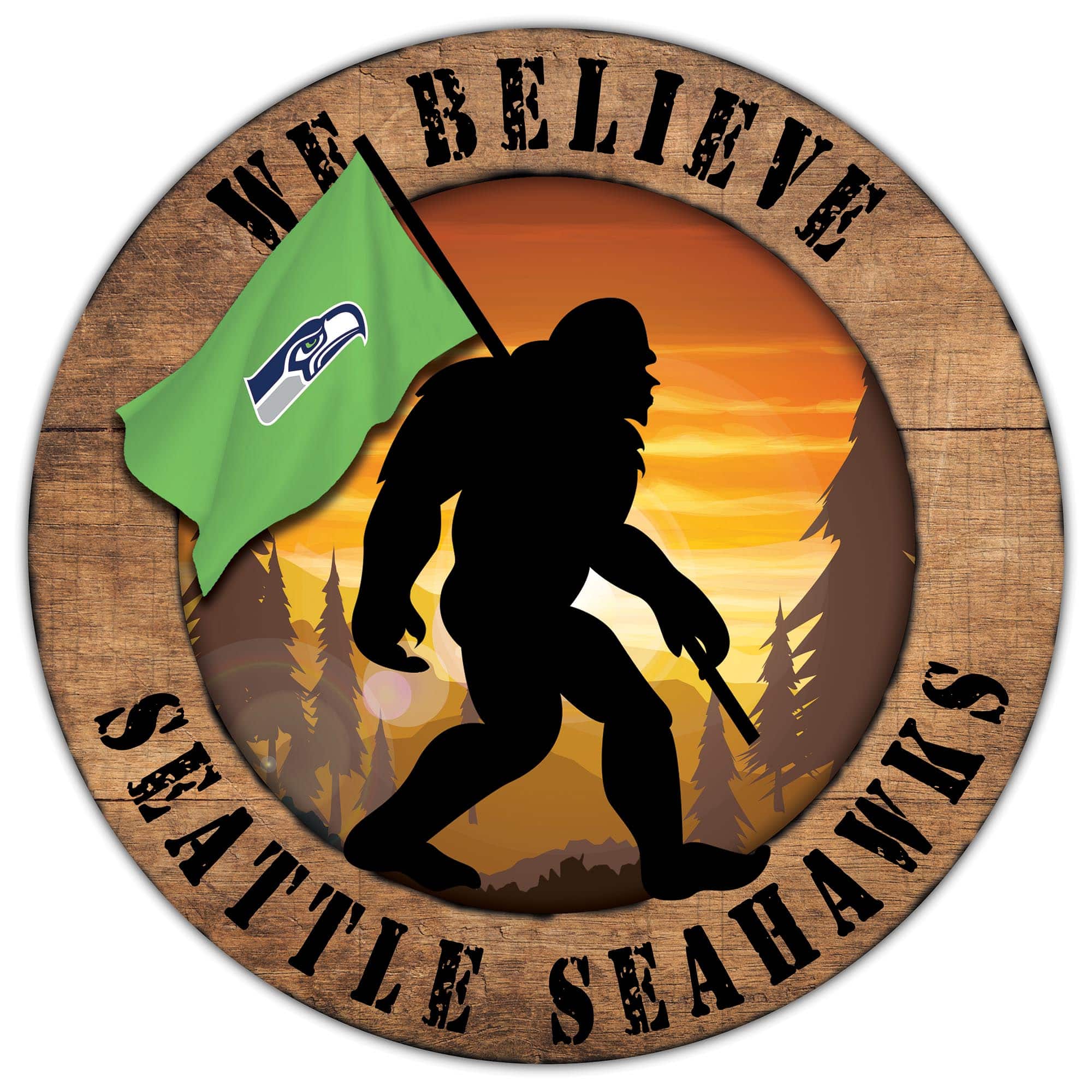 WE BELIEVE  
SEATTLE SEAHAWKS