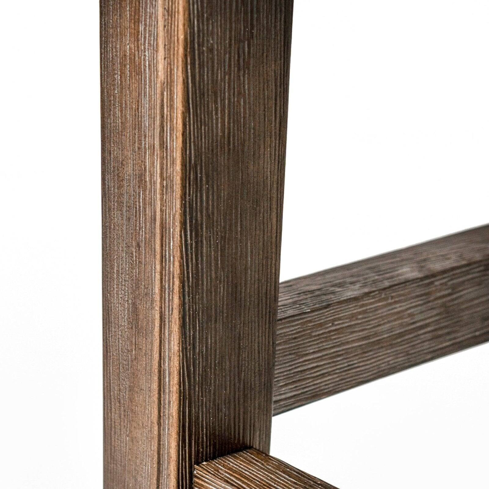 Alt View 8. Maven Lane - 31" Adrien Backless Saddle Bar Stool in Walnut Finish with  Fabric Upholstery - Walnut.