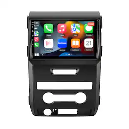 Junsun - For Ford F-150 F150 2009-2012 9 Inch 8 Core carplay Android 15 4+64GB Car Stereo Radio GPS Navi WIFI BT FM RDS DSP SWC - Black