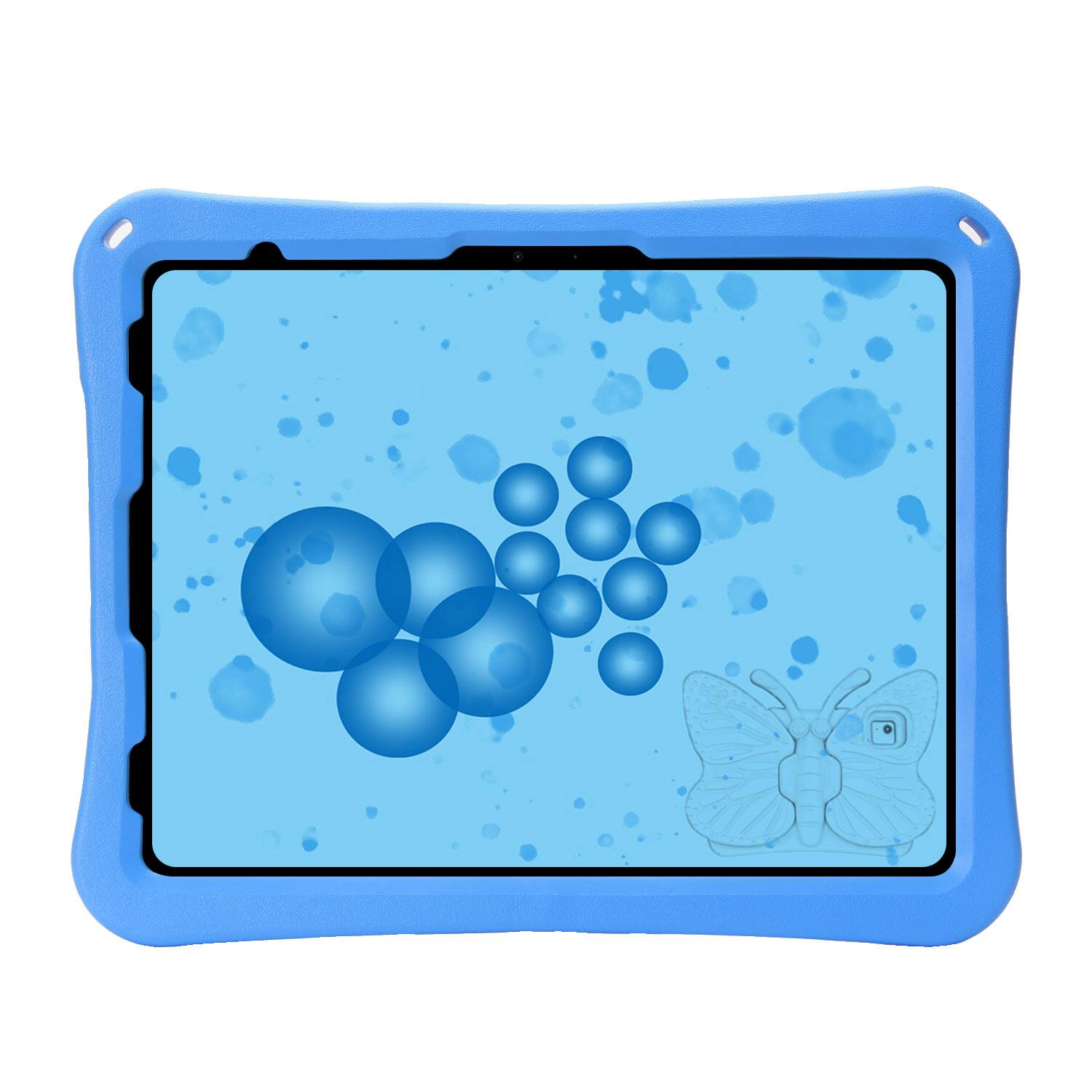 Alt View 1. Dteck - Kids Butterfly Case for Apple iPad Air (M4) 13" 2026-24 & iPad Pro 13/12.9",Rugged 3D Cartoon EVA Shockproof Stand Cover - Blue.