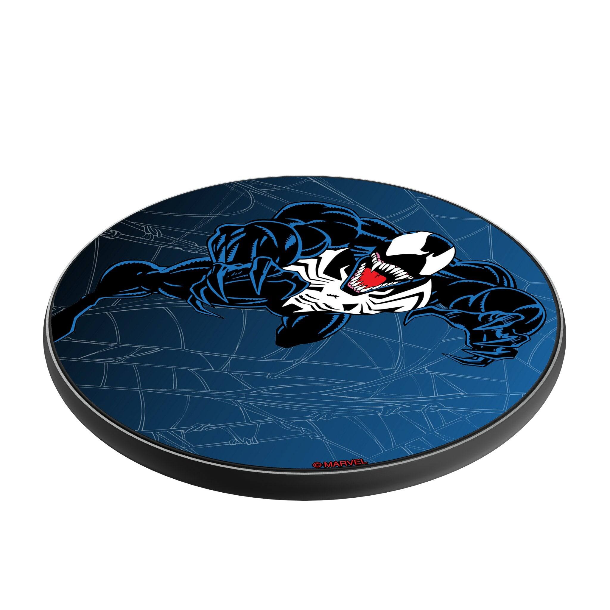 Angle. Keyscaper - Marvel MechLine 15-Watt Wireless Charger - Venom.