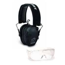 Walkers - Walker's Razor Slim Shooting Muffs Kit with OTG Safety Glasses - Black