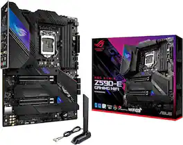 ASUS - ROG STRIX Z590-E GAMING WIFI LGA 1200 Intel Z590 ATX Intel Motherboard