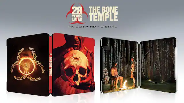 Front. Steelbook 28 Years Later: The Bone Temple (4K UHD + Digital).