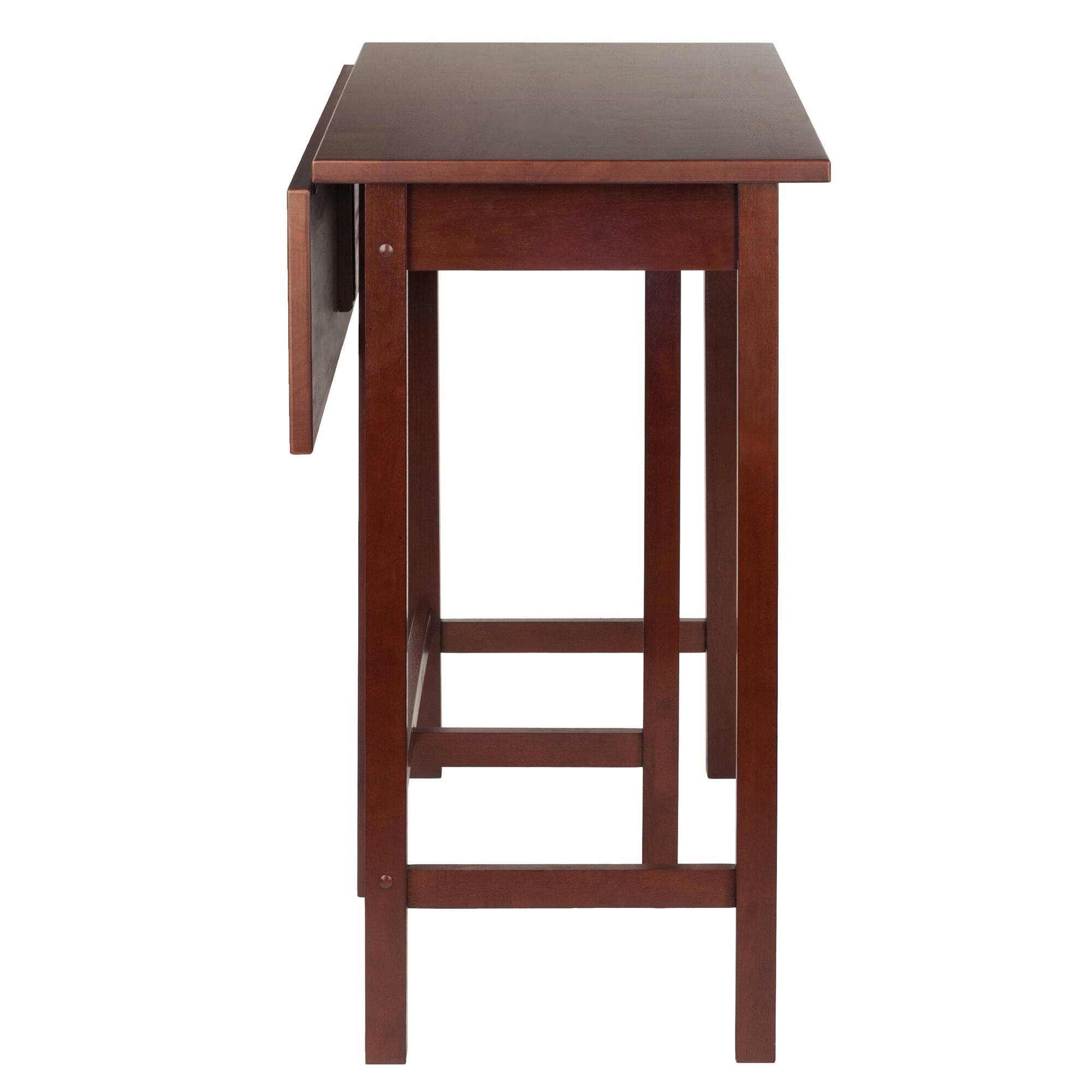 Alt View 4. Winsome Wood - Lynnwood Drop Leaf High Table - Walnut.