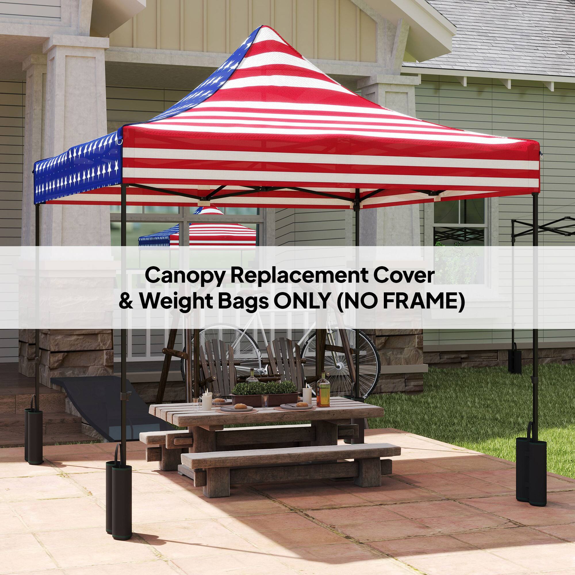 Canopy Replacement Cover & Weight Bags ONLY (NO FRAME)