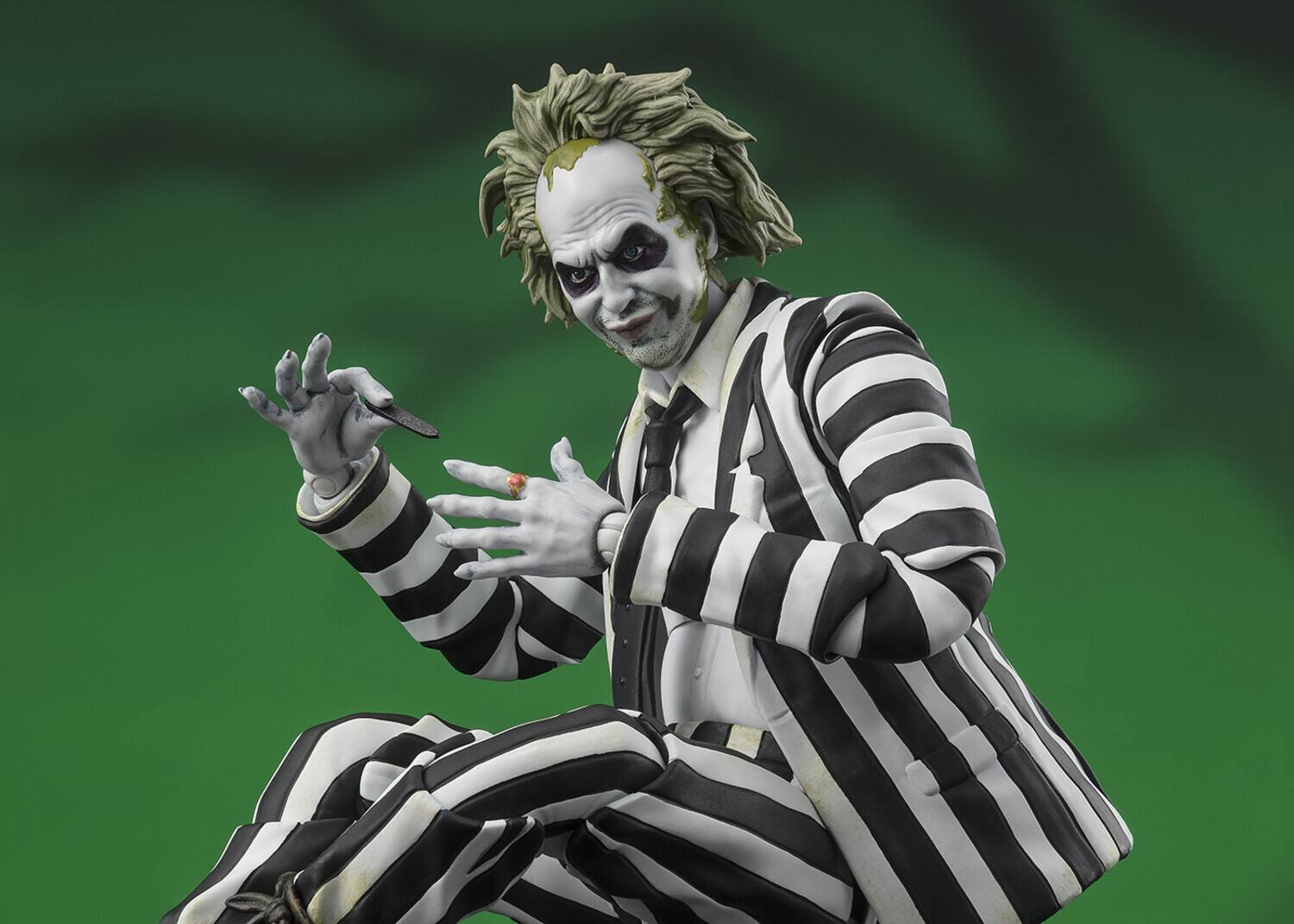 Alt View 2. Bandai - Tamashii Nations - Beetlejuice Beetlejuice - S.H.Figuarts - Beetlejuice Action Figure   - Collectibles - Multicolor.
