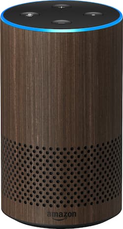 Amazon Echo (2nd Gen) Smart Speaker with Alexa Dark Wood Walnut Amazon Echo (2nd Gen) Smart Speaker with Alexa Dark Wood Walnut