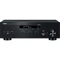 Front. Yamaha - 2.0-Ch. Hi-Res A/V Home Theater Receiver - Black.